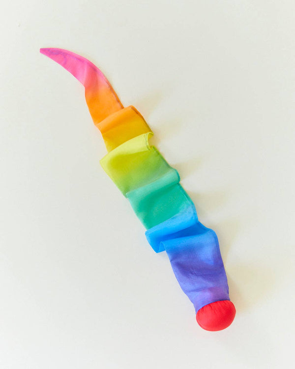 Silk Rainbow Skytail Throwing Toy