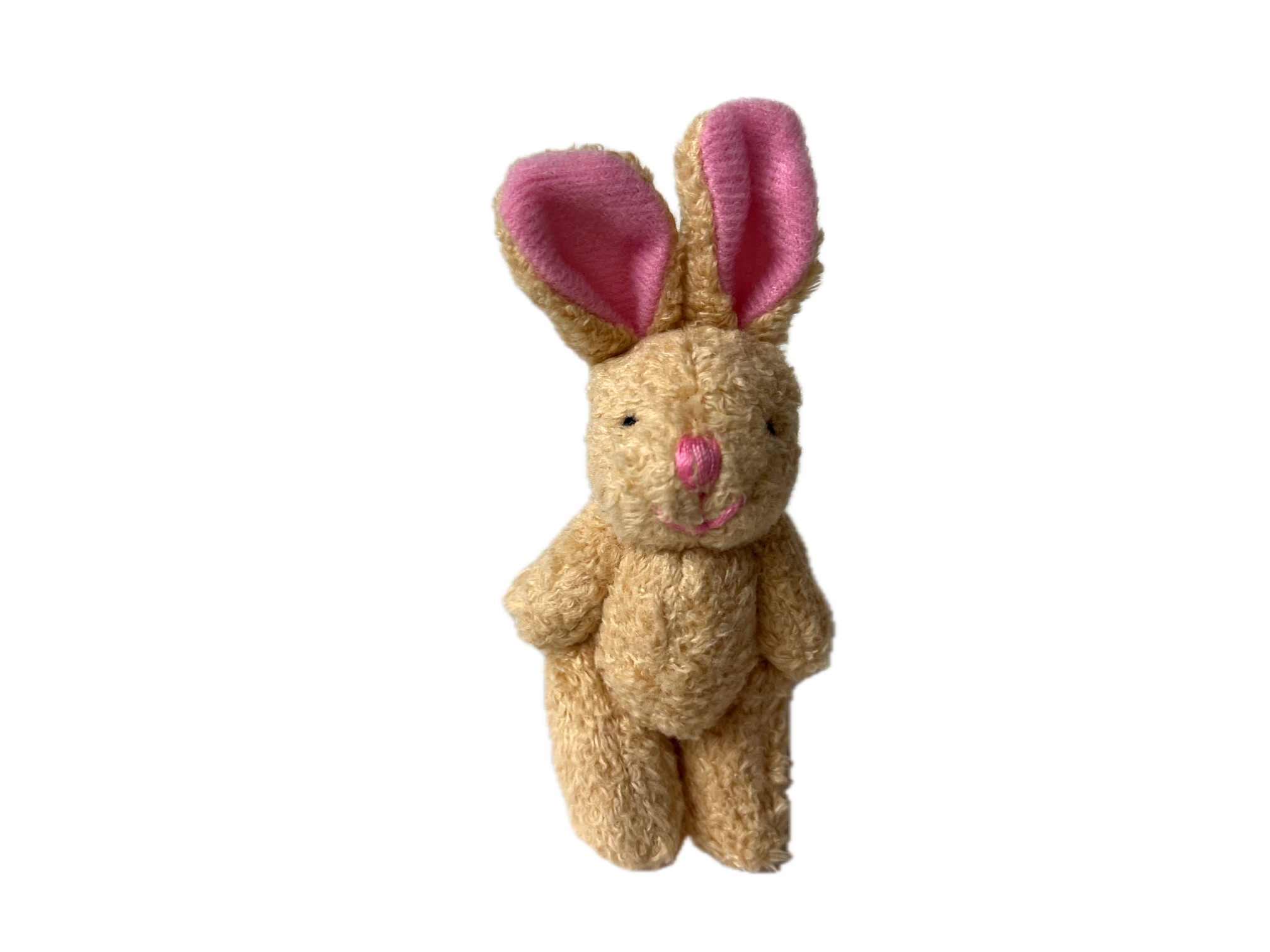 Mini Beige Soft Plush Bunny 