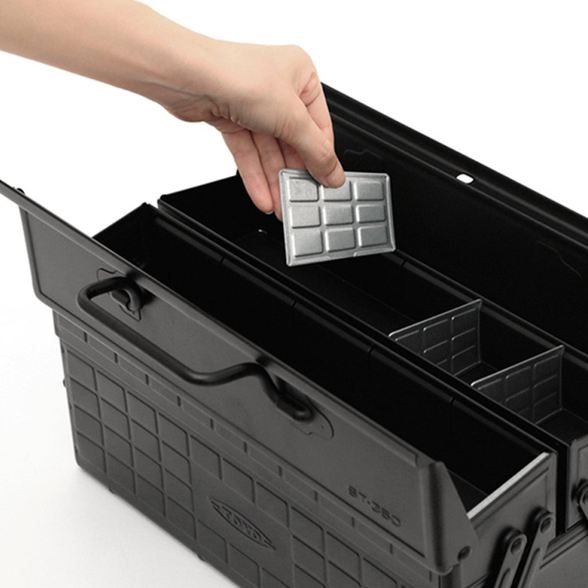 Toyo - Steel Cantilever Toolbox ST-350: AMEICO Yellow