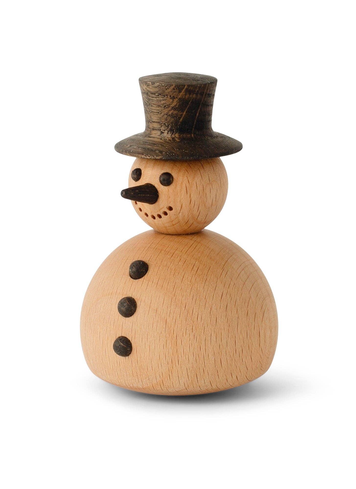 "The Snowman" Wooden Figurine