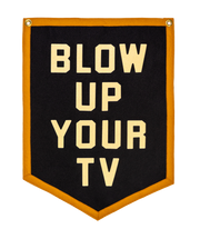 Blow Up Your TV Camp Flag • John Prine x Oxford Pennant