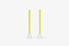 Dusen Dusen Taper Candles (Set of 2): Citron Yellow