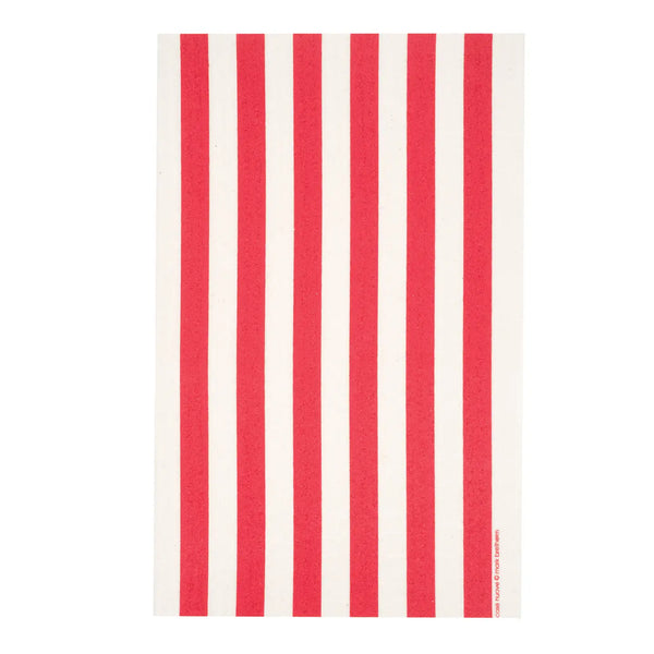 Swedish Dishcloth - Red Stripe