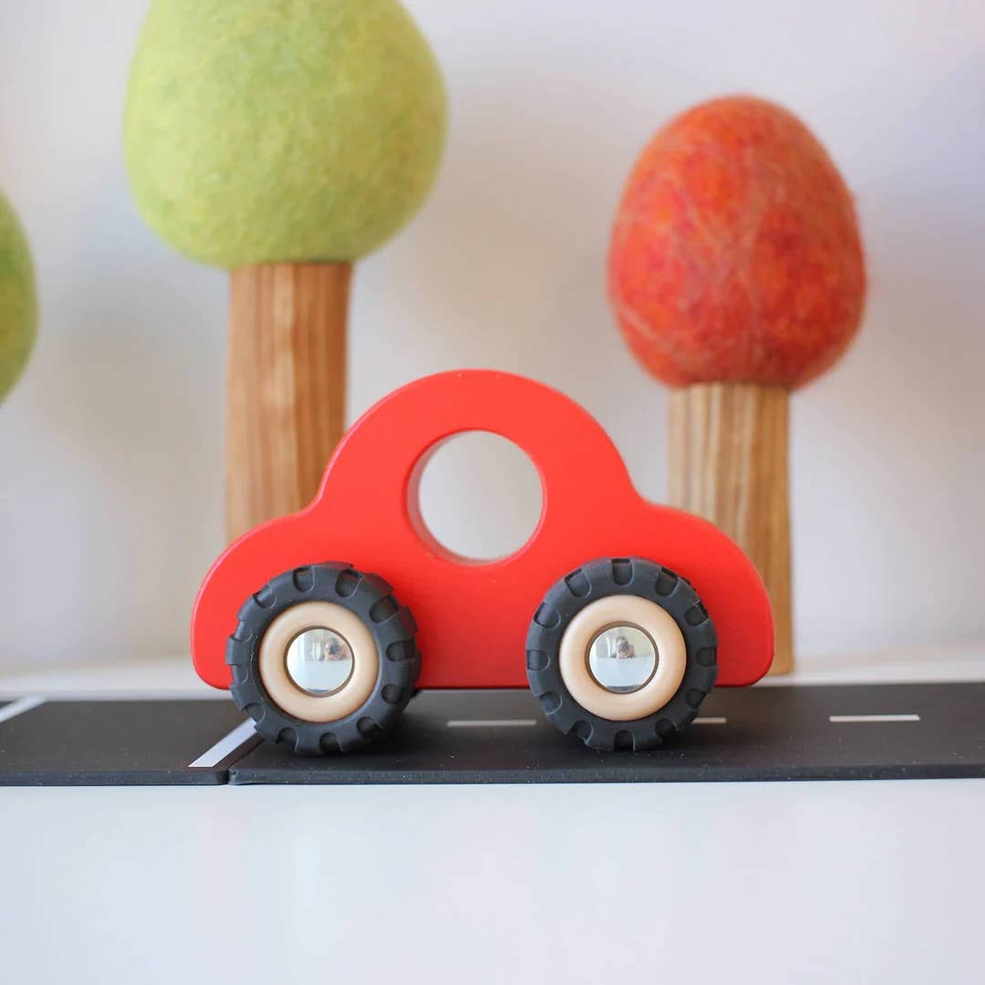 Push Cars with Rubber Tires