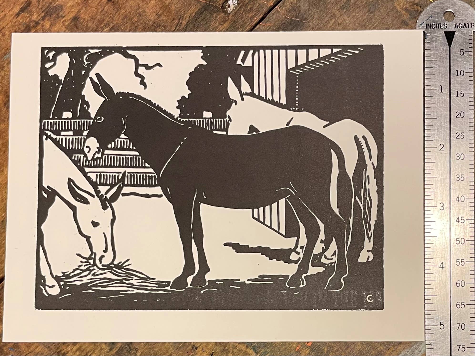 Barnyard Animal Coloring Cards