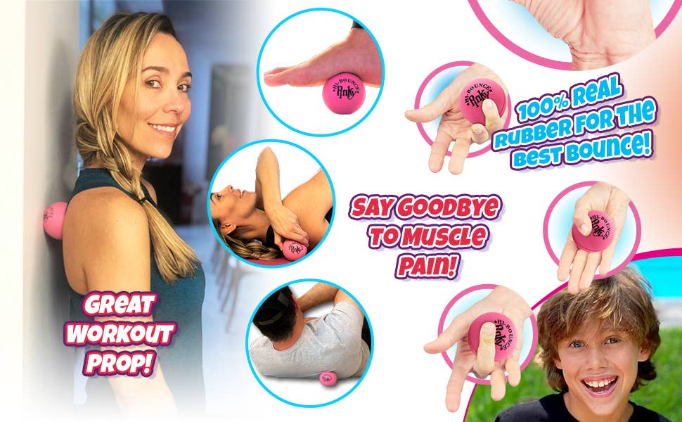 Sponge Ball Hi-Bounce Pinky Ball