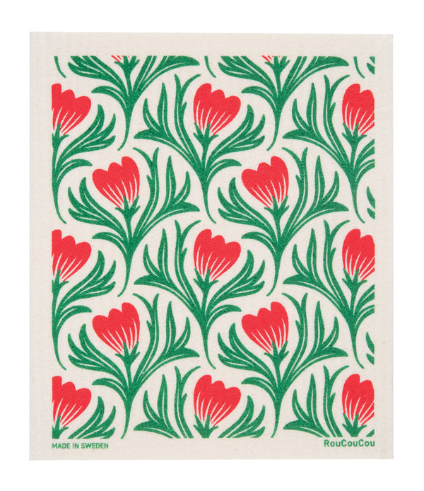 Swedish Dishcloth - Tulip Garden