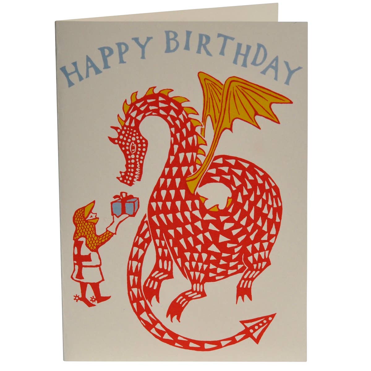 Very Large Dragon Happy Birthday Card