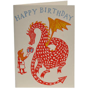 Very Large Dragon Happy Birthday Card