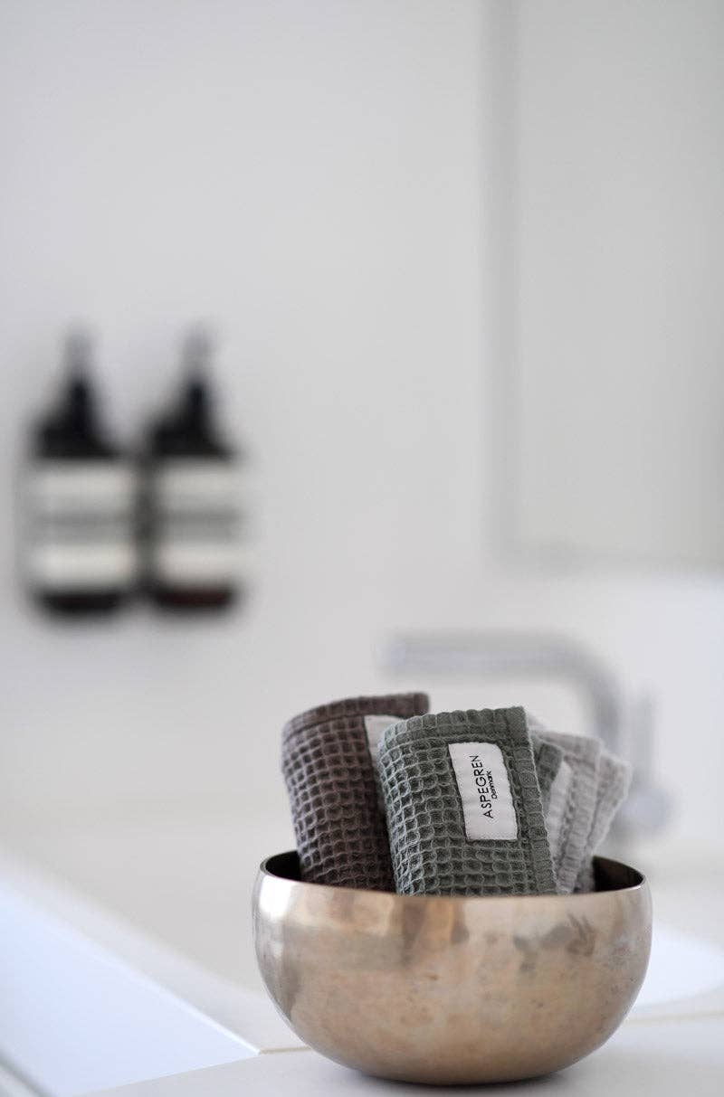 Set of 2 Organic Cotton Dishcloths | Olive