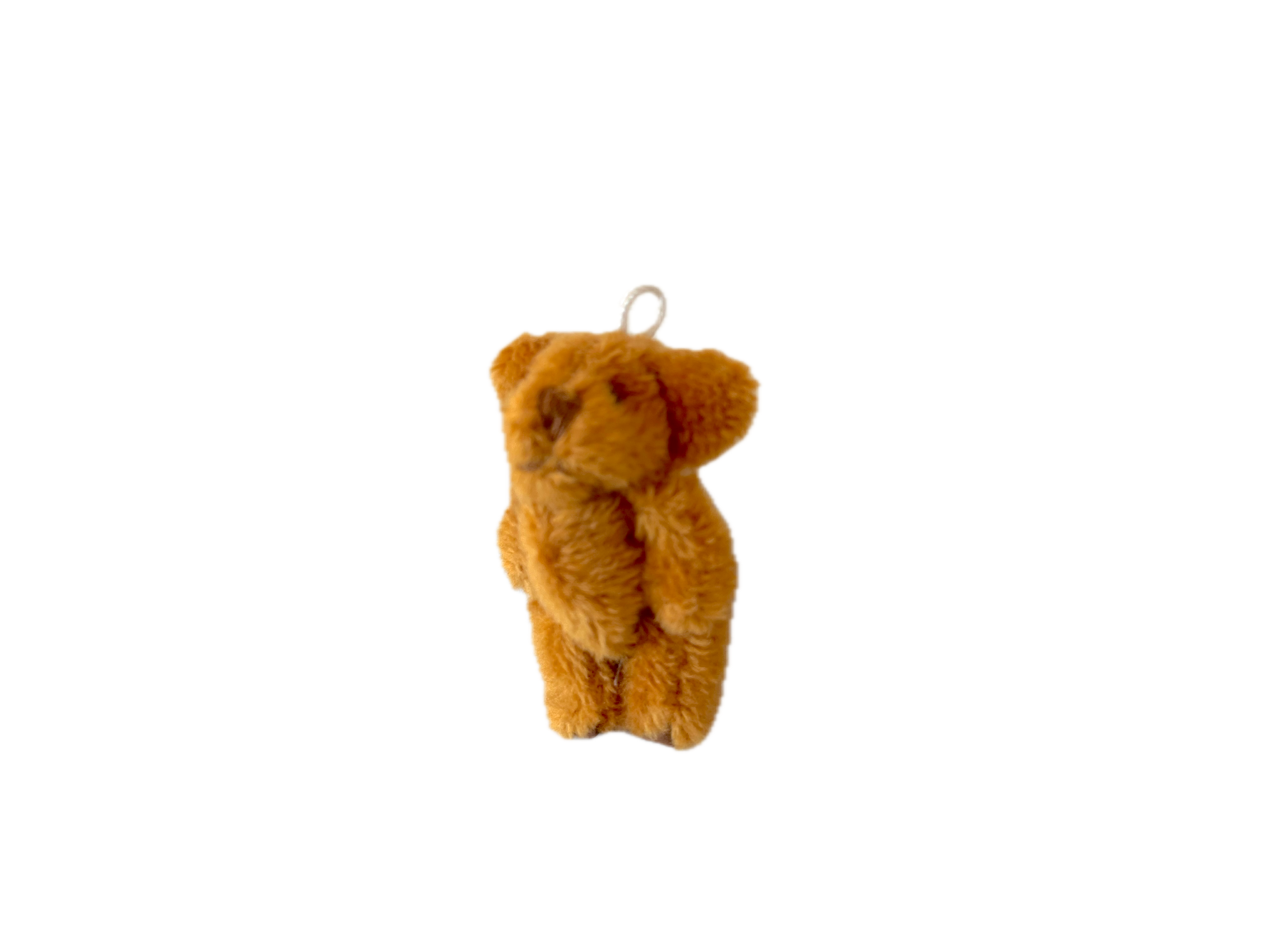 Tiny Soft Stuffed Ginger Teddy Bear  