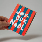 Joyeux Noel Holiday Letterpress Card
