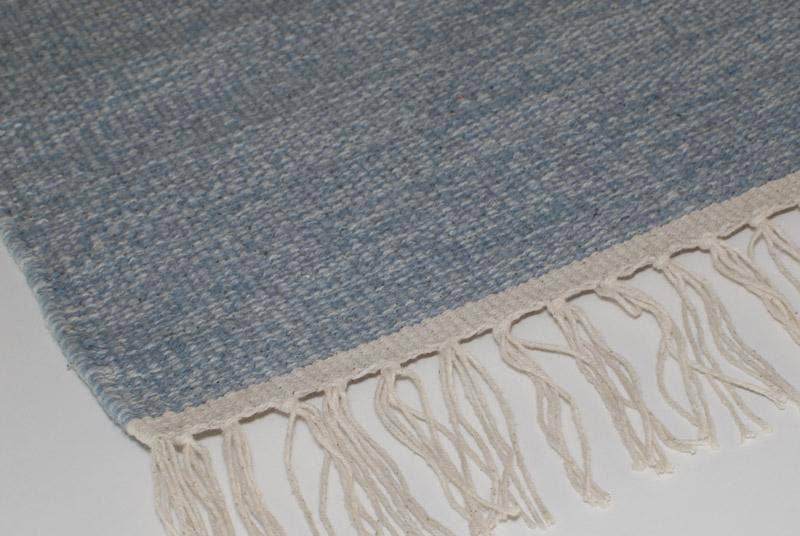 Cotton Rug | Melange Blue