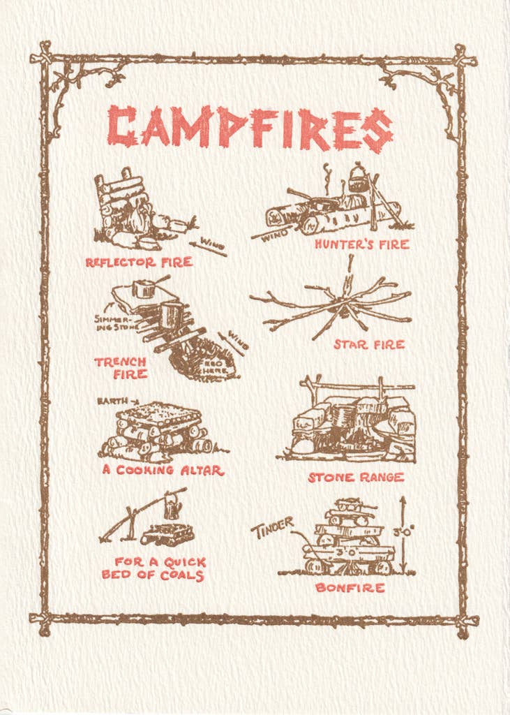 Campfires Greeting Card