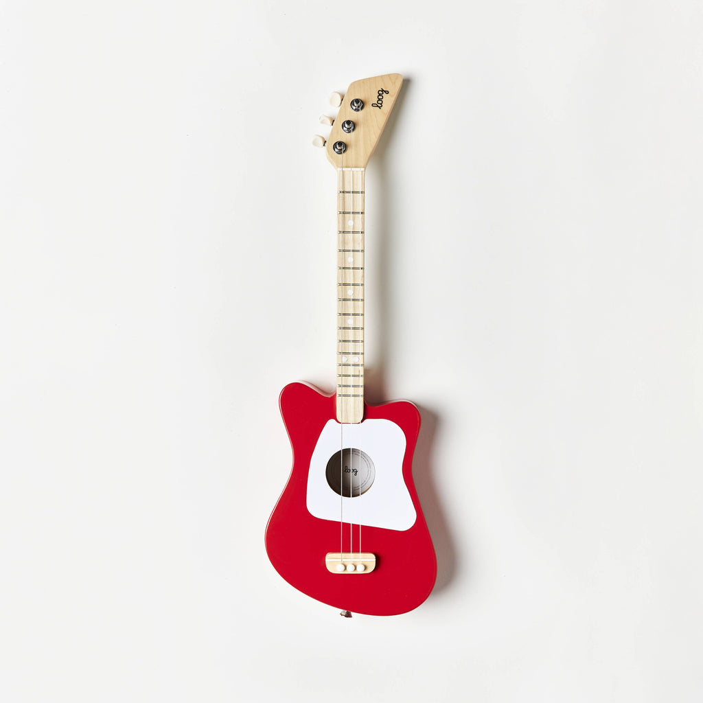 Loog Mini Acoustic Guitar: Red