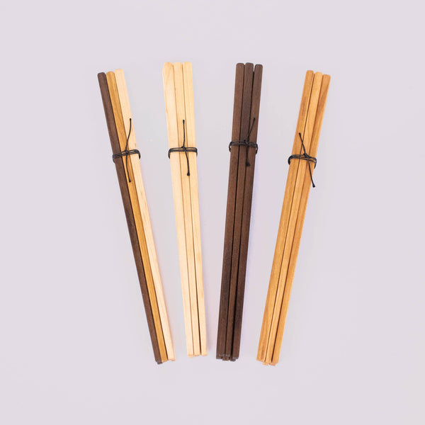 Chopsticks Set: Walnut (dark)