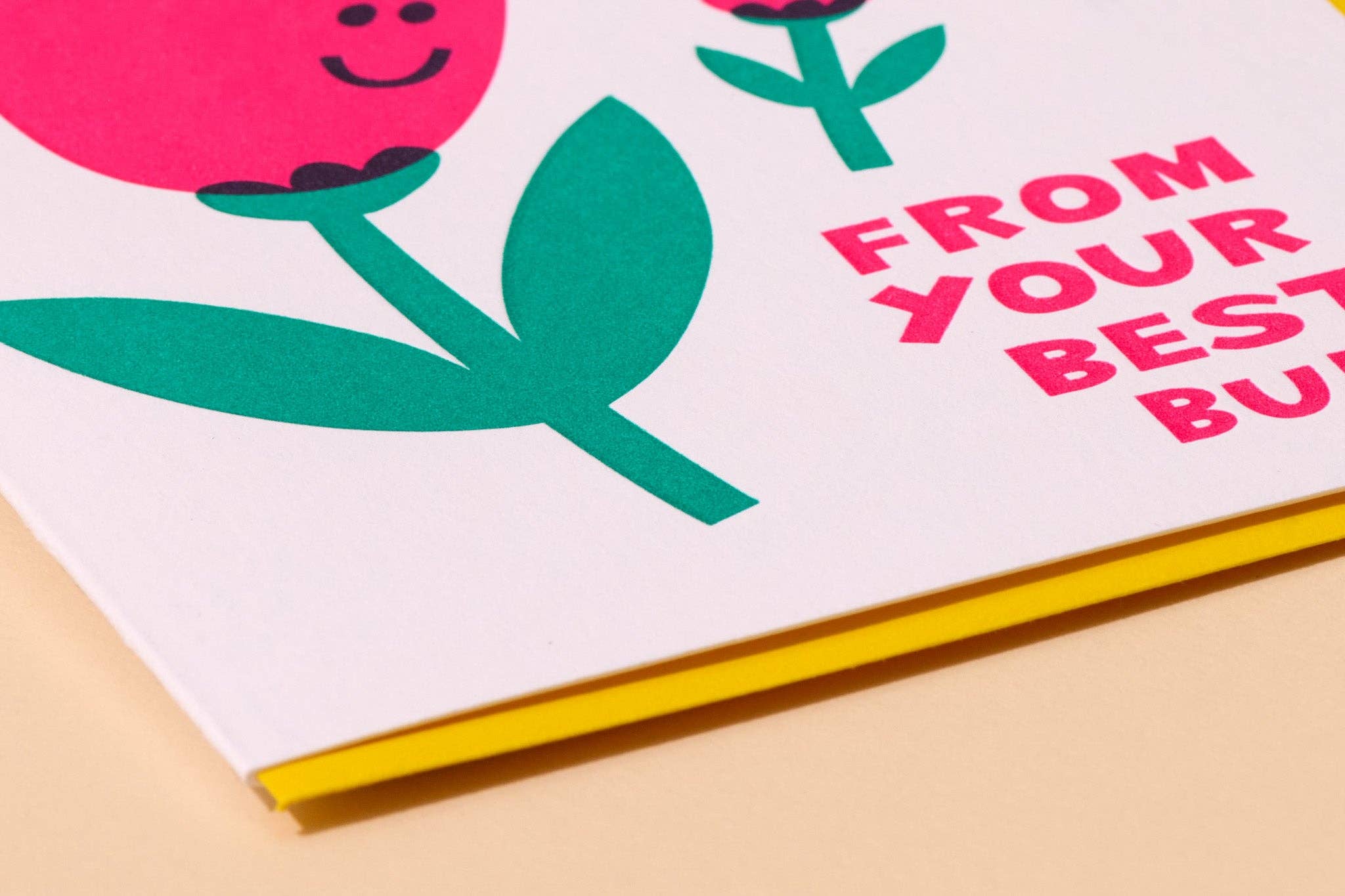 Best Buds Mother’s Day Letterpress Card