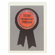 Very Important Person Card w/ Button