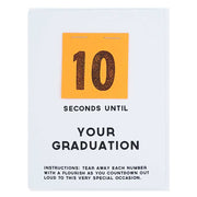 Countdown Until Graduation Card w/ Tear Away Numbers