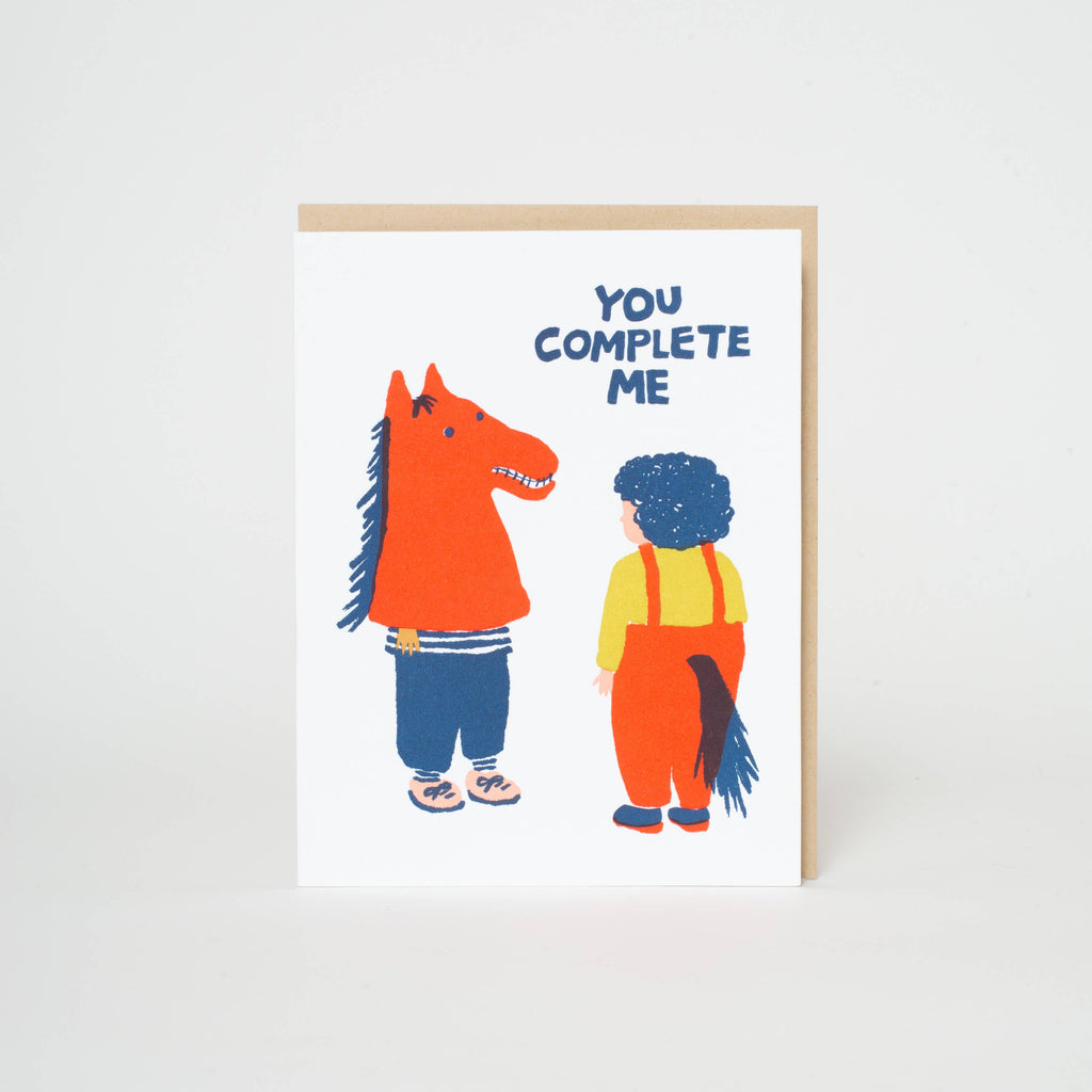 You Complete Me Greeting Card