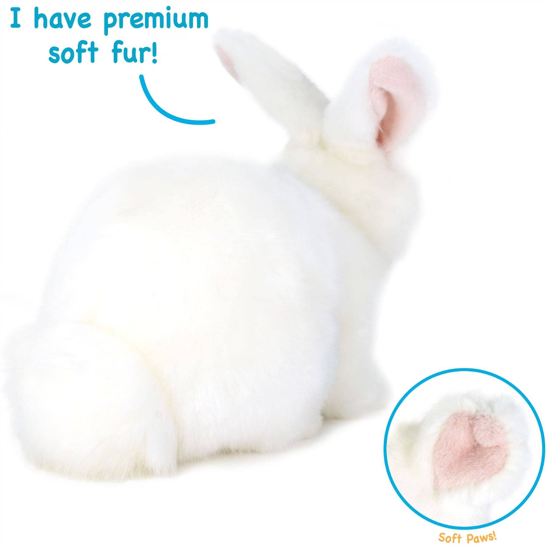 Wren the White Rabbit Stuffed Animal