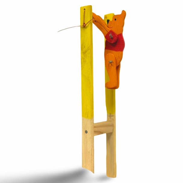 Folk Wooden Flap Jack Acrobat