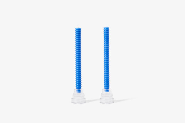 Dusen Dusen Taper Candles (Set of 2): Blue