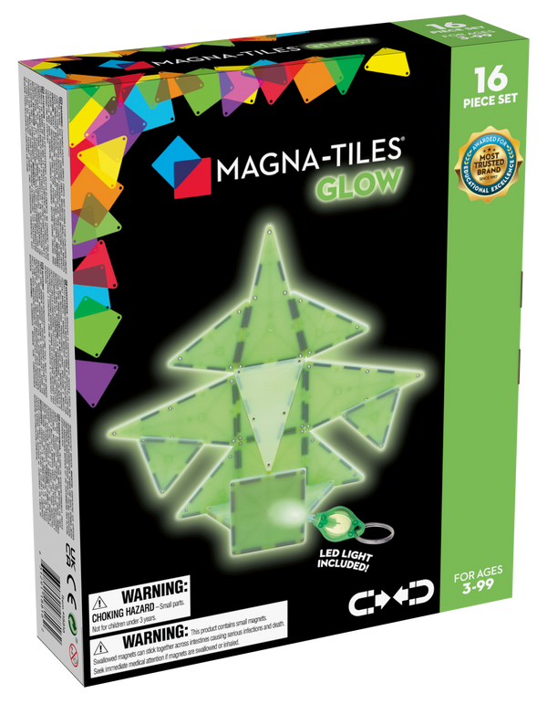 Magna-Tiles Glow 16-Piece Set