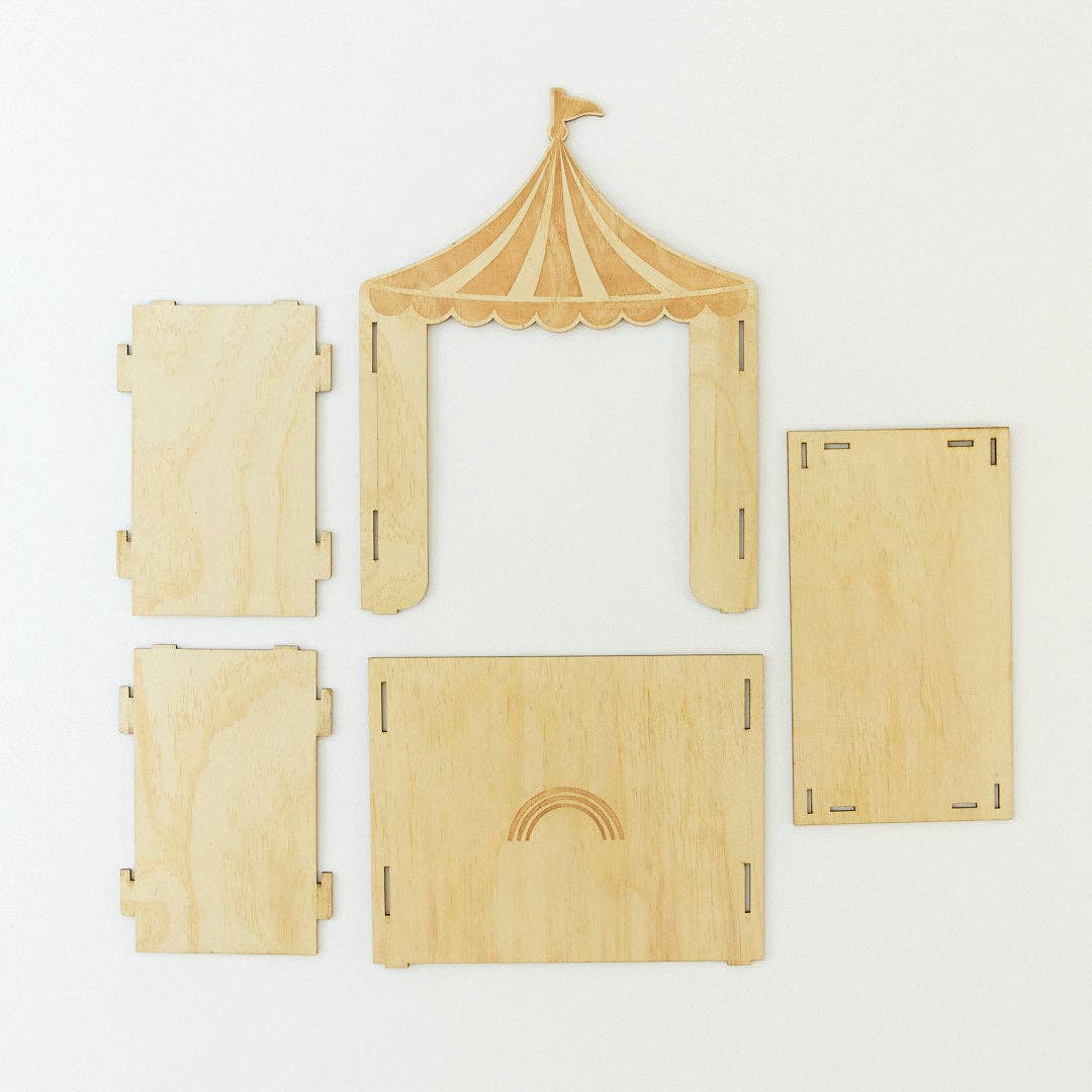 Wooden Circus Tent Play