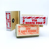 Via North Pole Christmas Wooden Handle Rubber Stamp