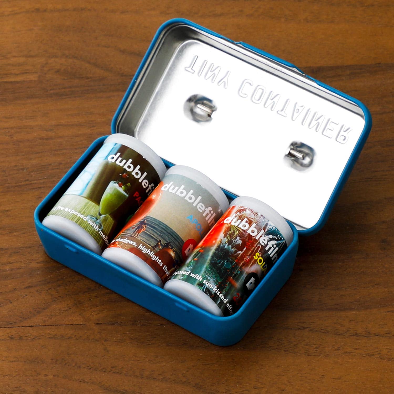 Tiny Metal Container | Blue