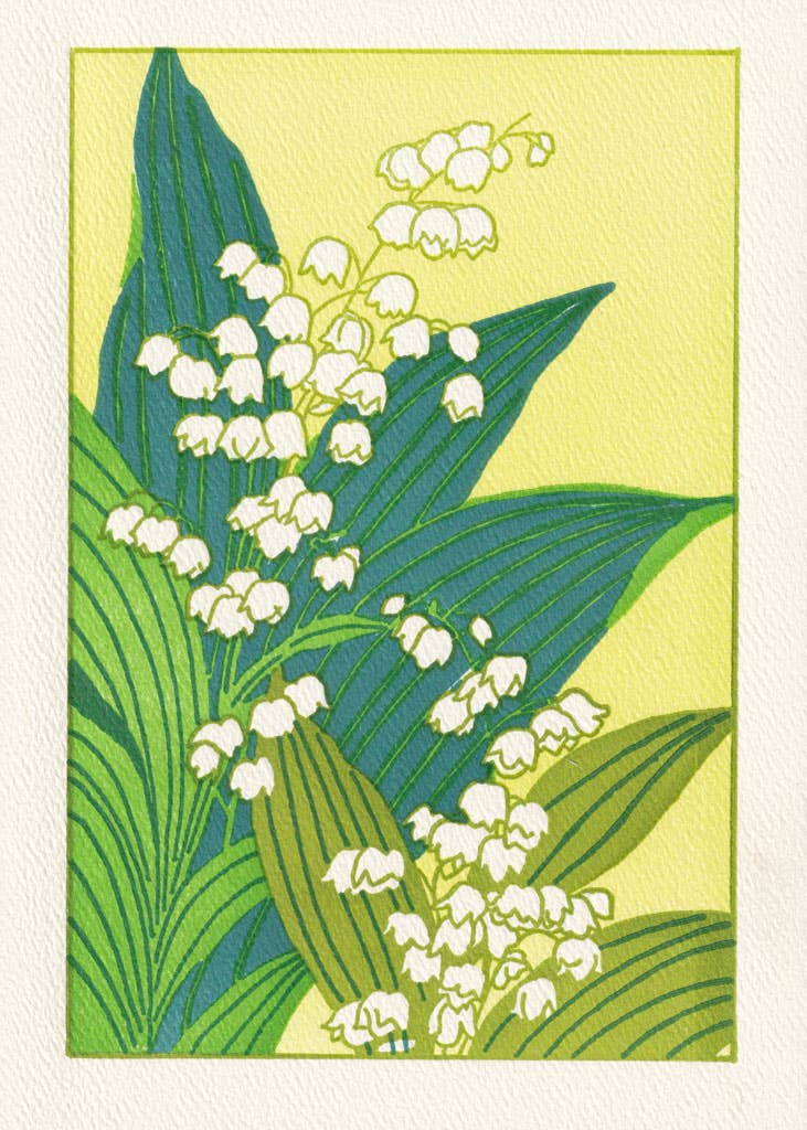Lily of the Valley Greeting Card