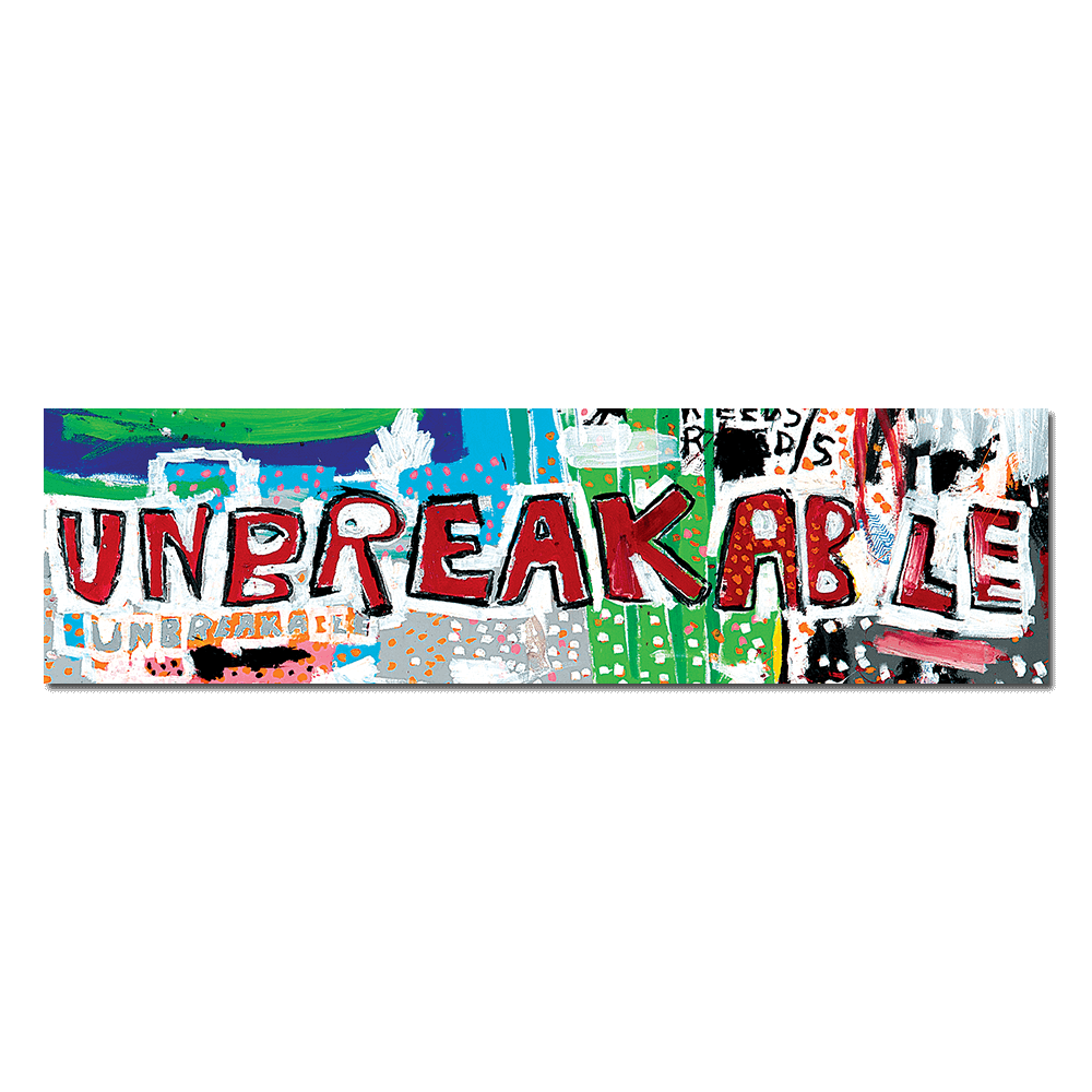 Unbreakable by Basquiat Sticker