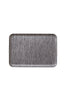 Linen Coated Tray (M) Grey White Stripe