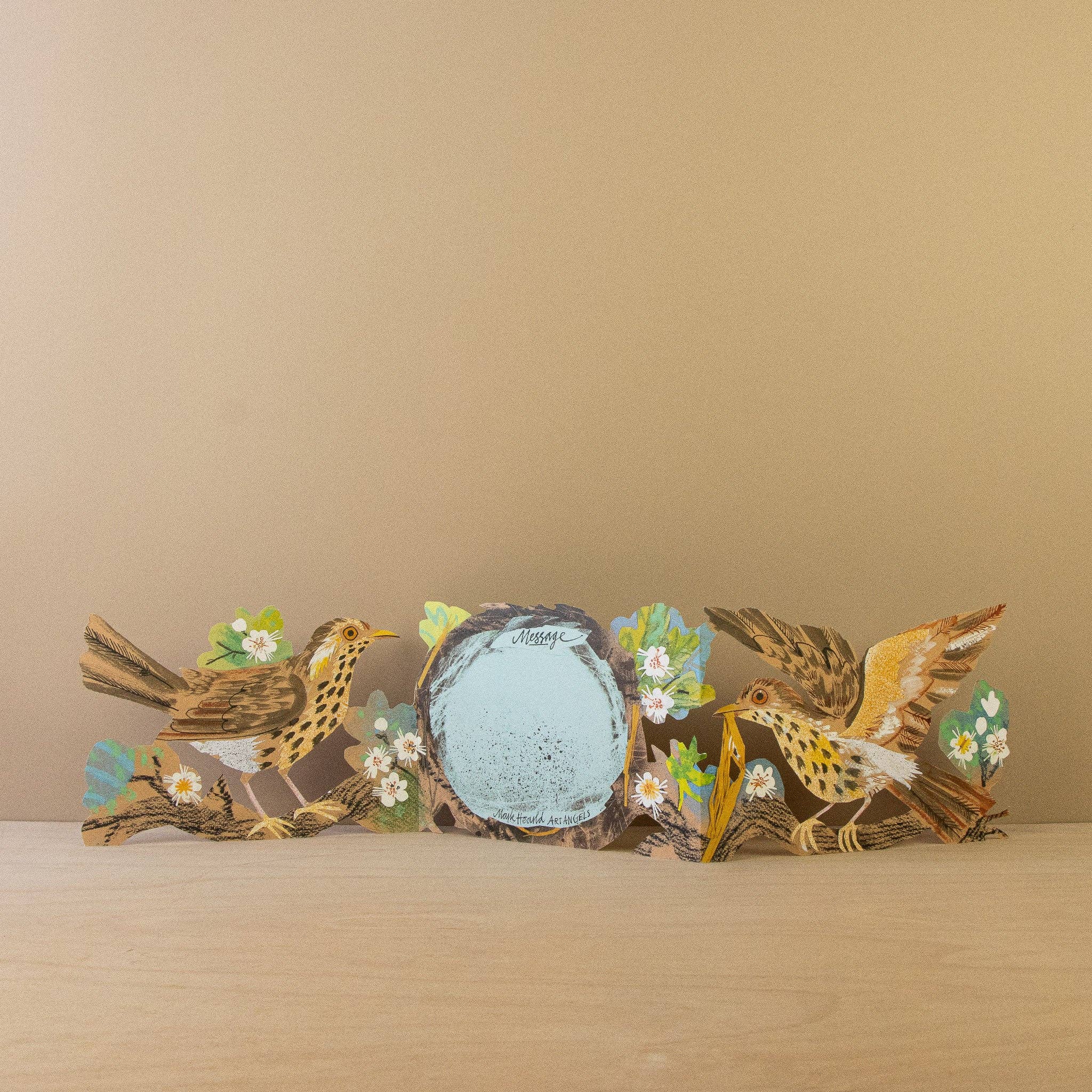 Three Fold Nest Die-Cut Greeting Card