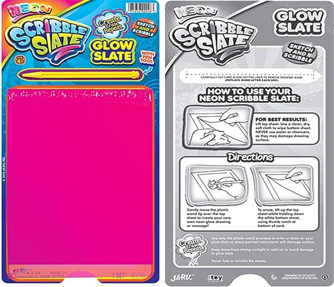 Scribble Slate Glowslate - Reusable Glowing Notepad