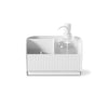 Sling Sink Caddy and Soap Pump: White
