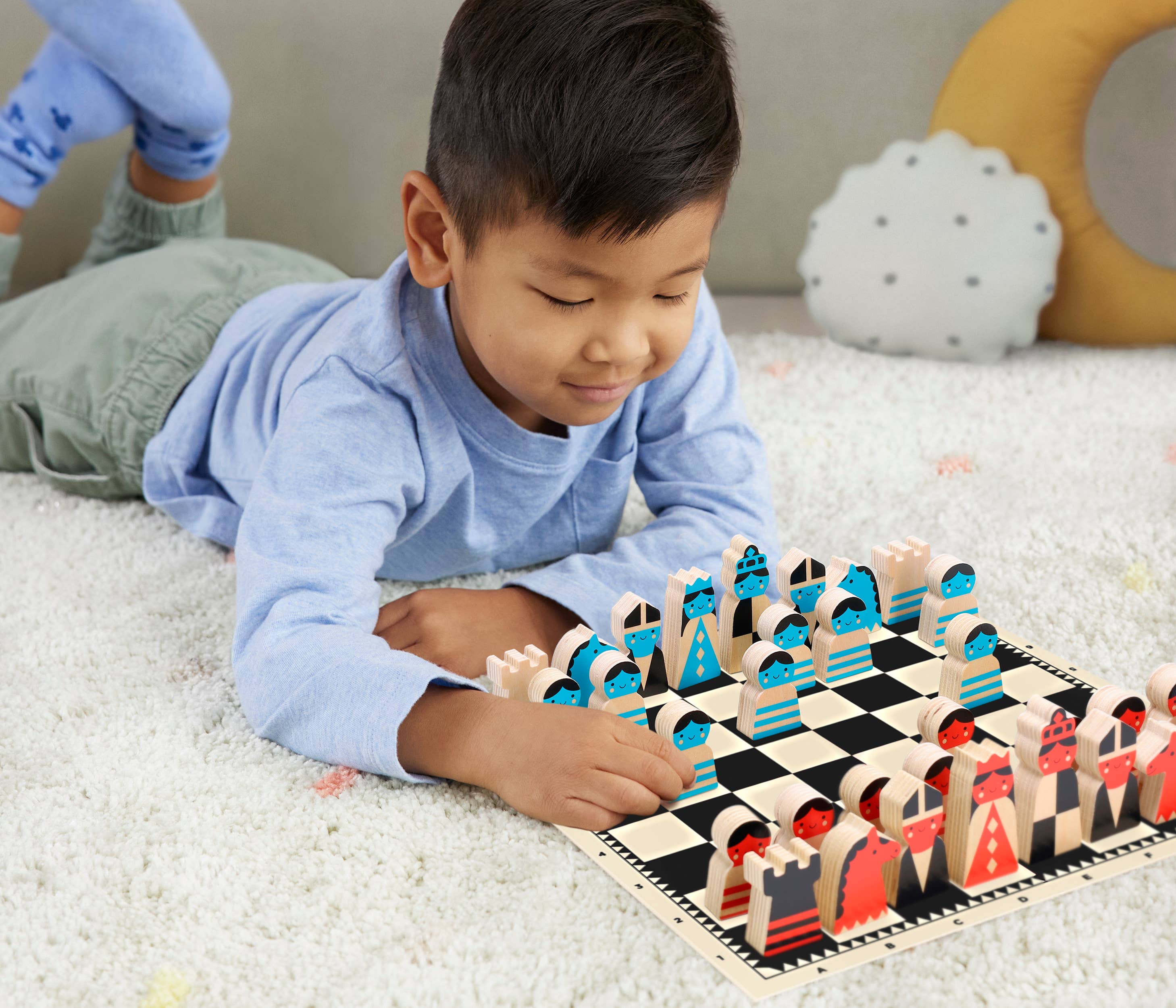On the Move: Wooden Chess Set