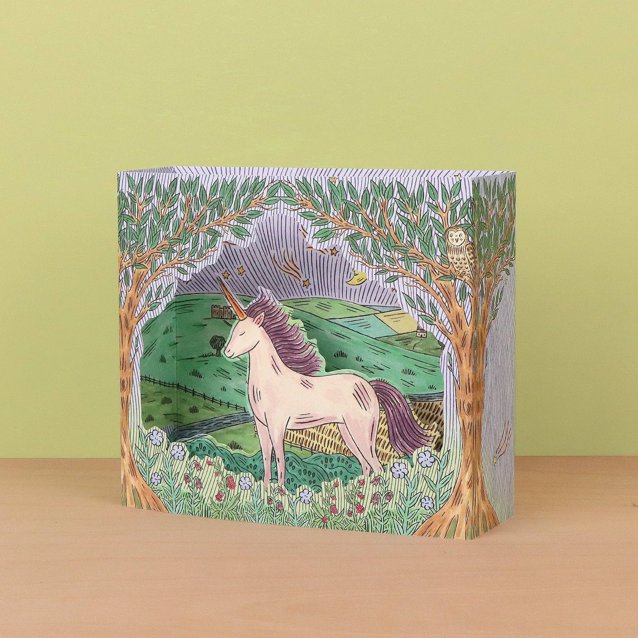 Twilight Unicorn Card