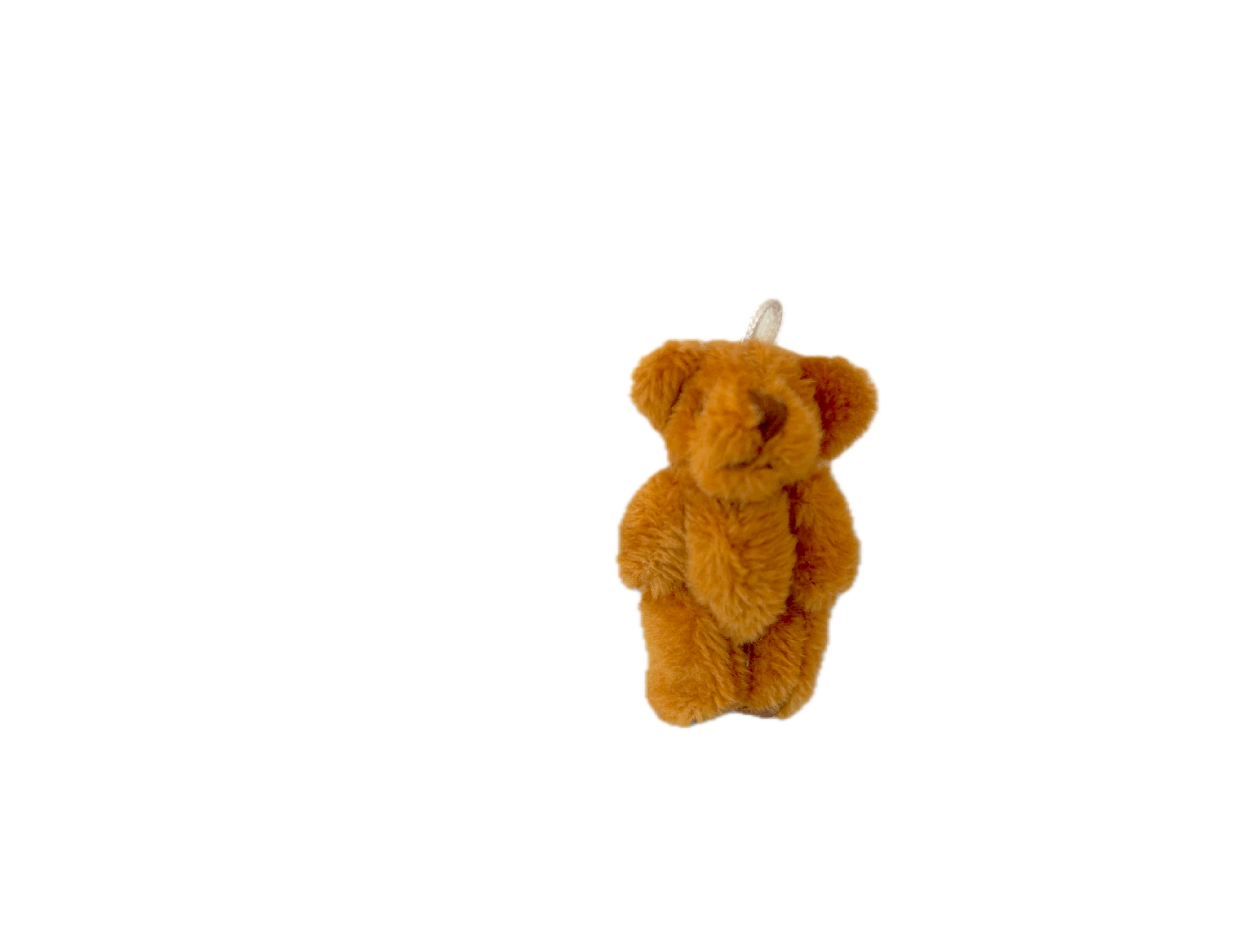 Tiny Soft Stuffed Ginger Teddy Bear  