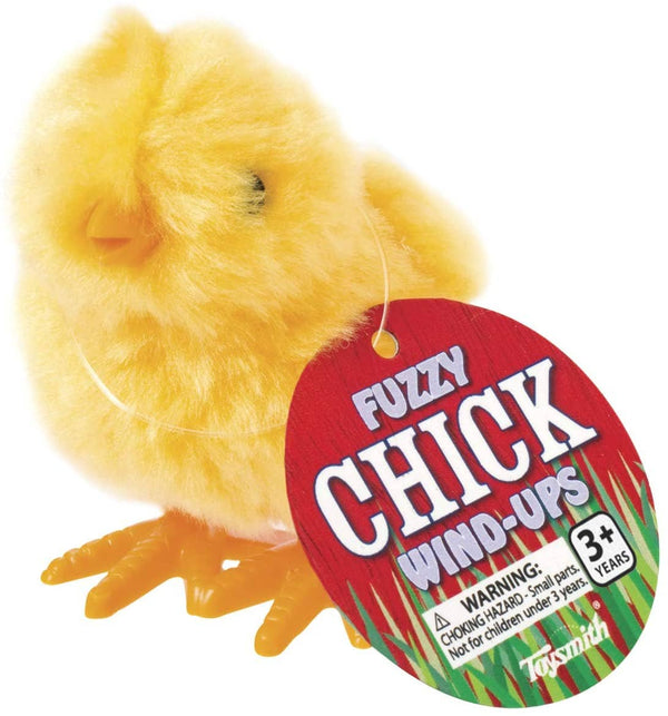 Yellow Fuzzy Wind-Up Chick