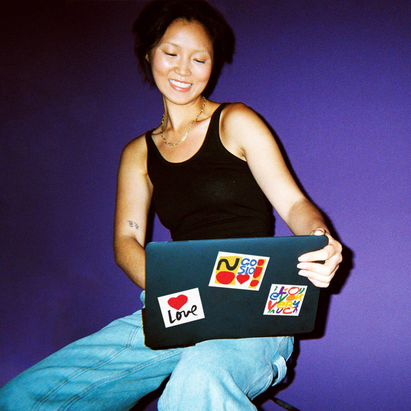 Go Slo by Corita Kent Sticker