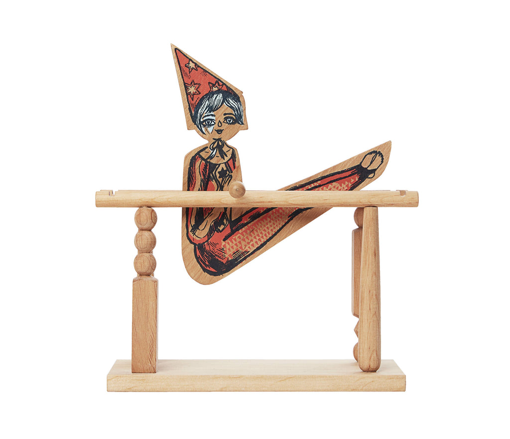 Acrobat Girl Spinning Toy