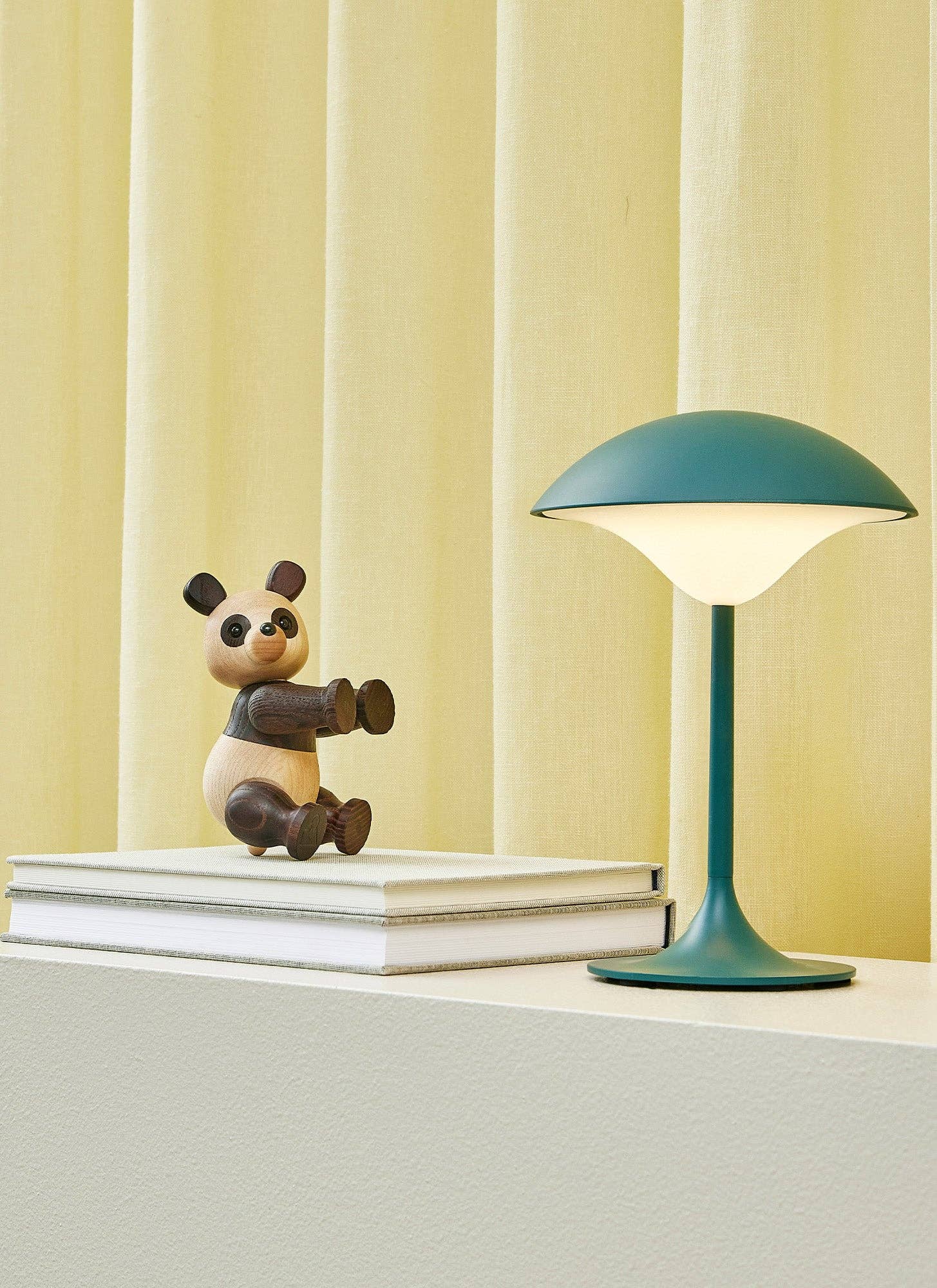 "Polly" Wooden Panda Figurine