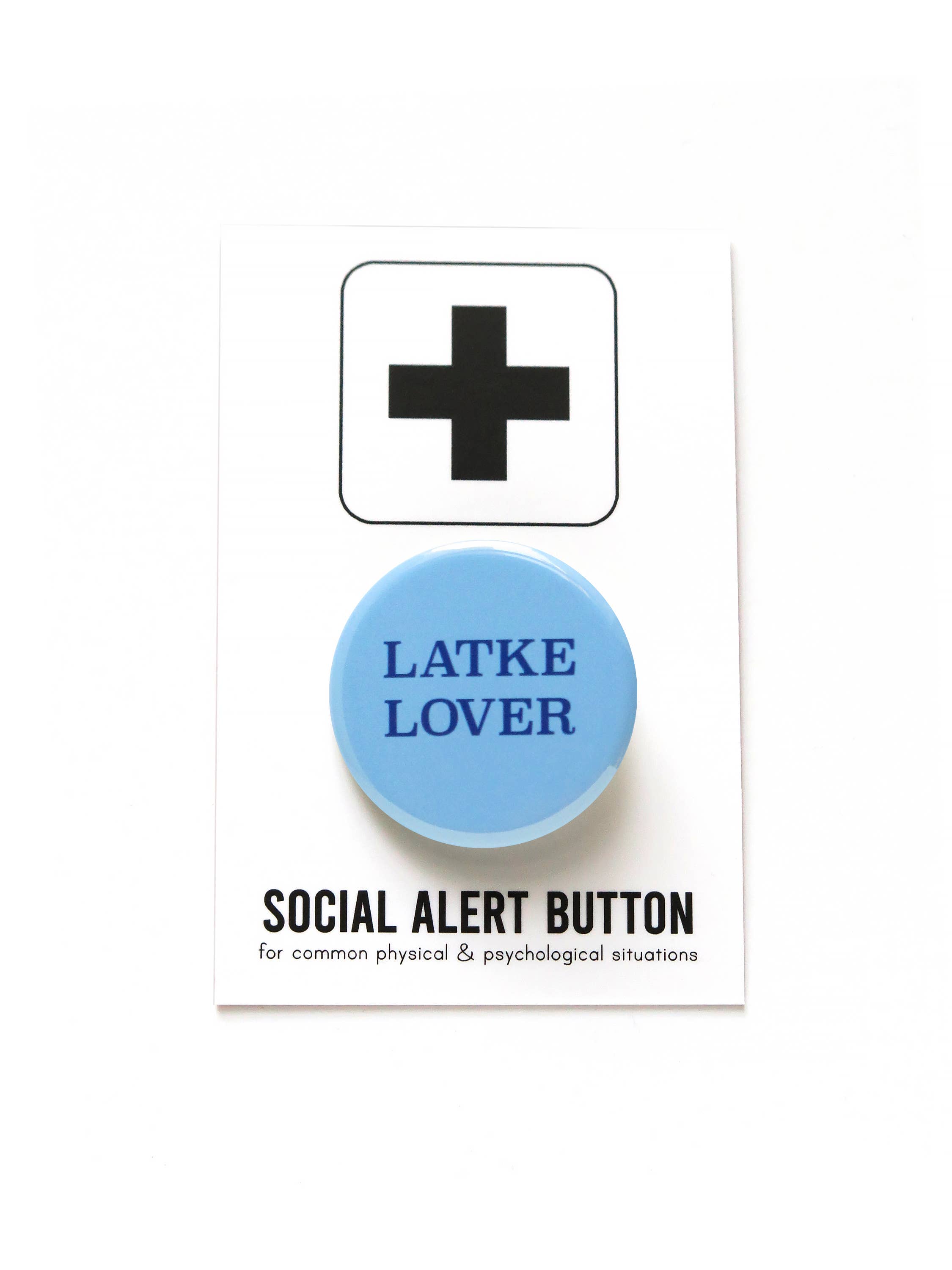 Latke Lover Pin: 1.25"