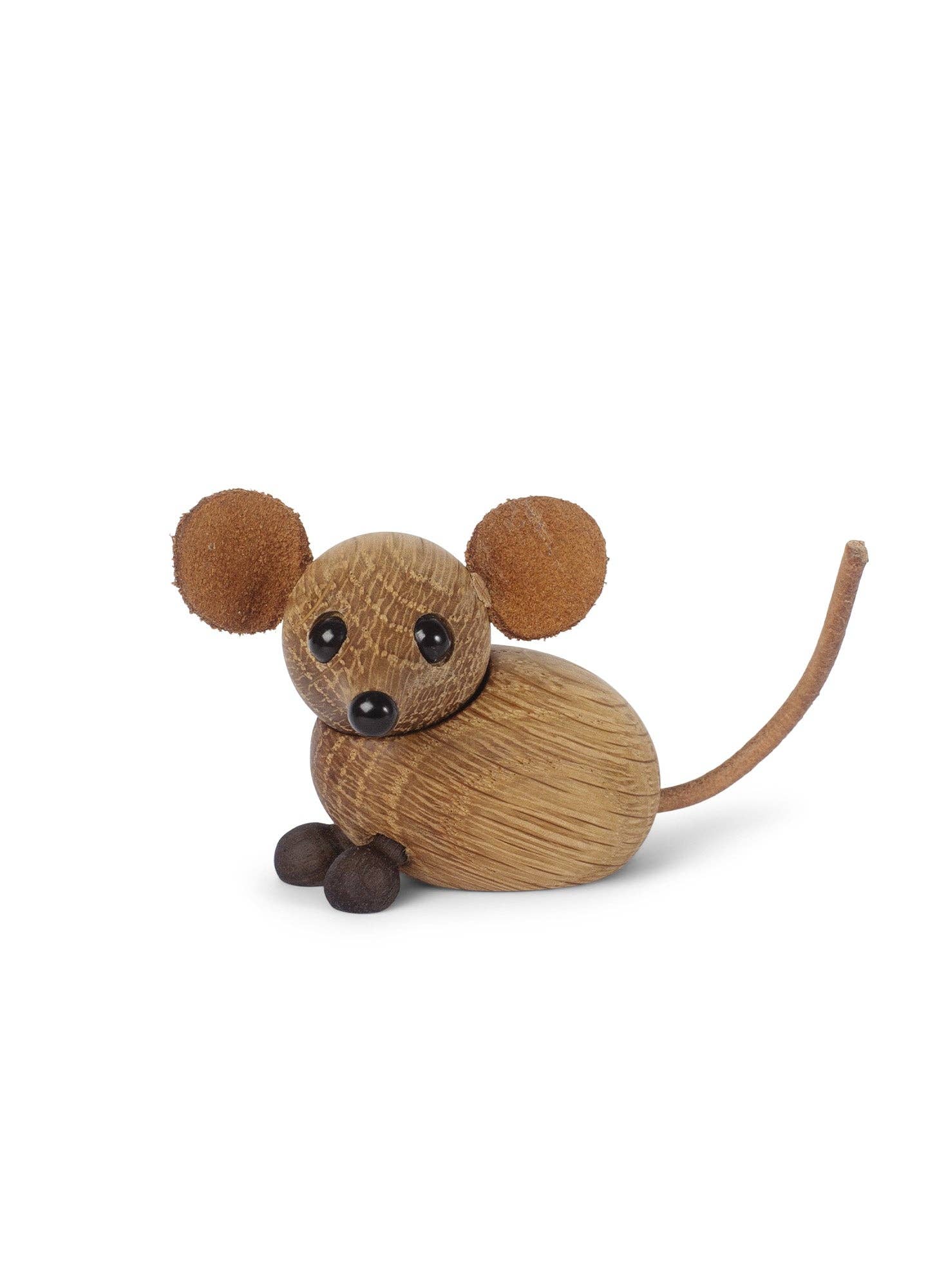 "The Country Mouse" Wooden Figurine