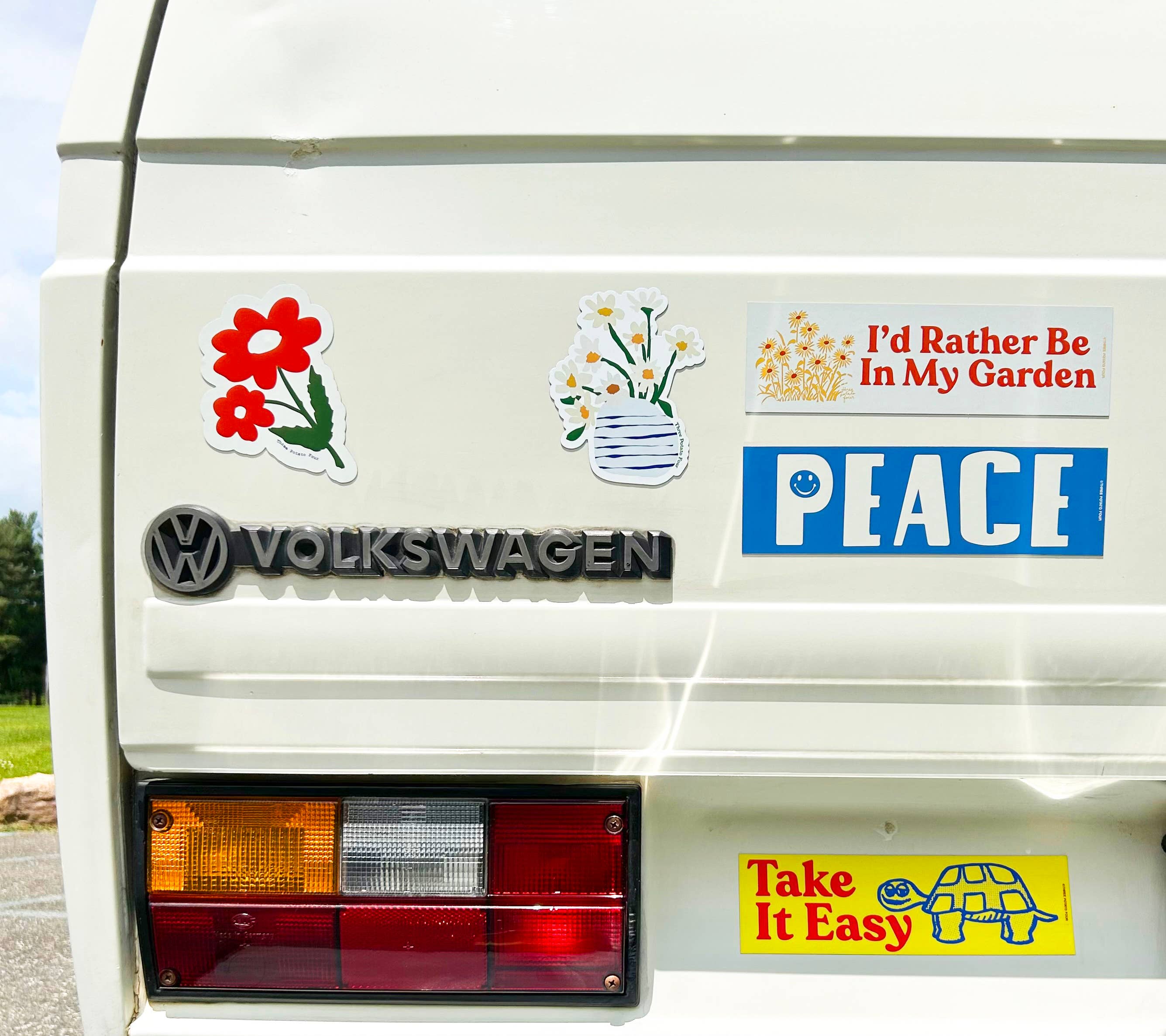 I'd Rather Be In My Garden - Bumper Magnet