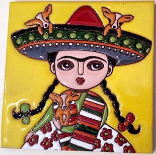Hat with Doga Mexicanita tile