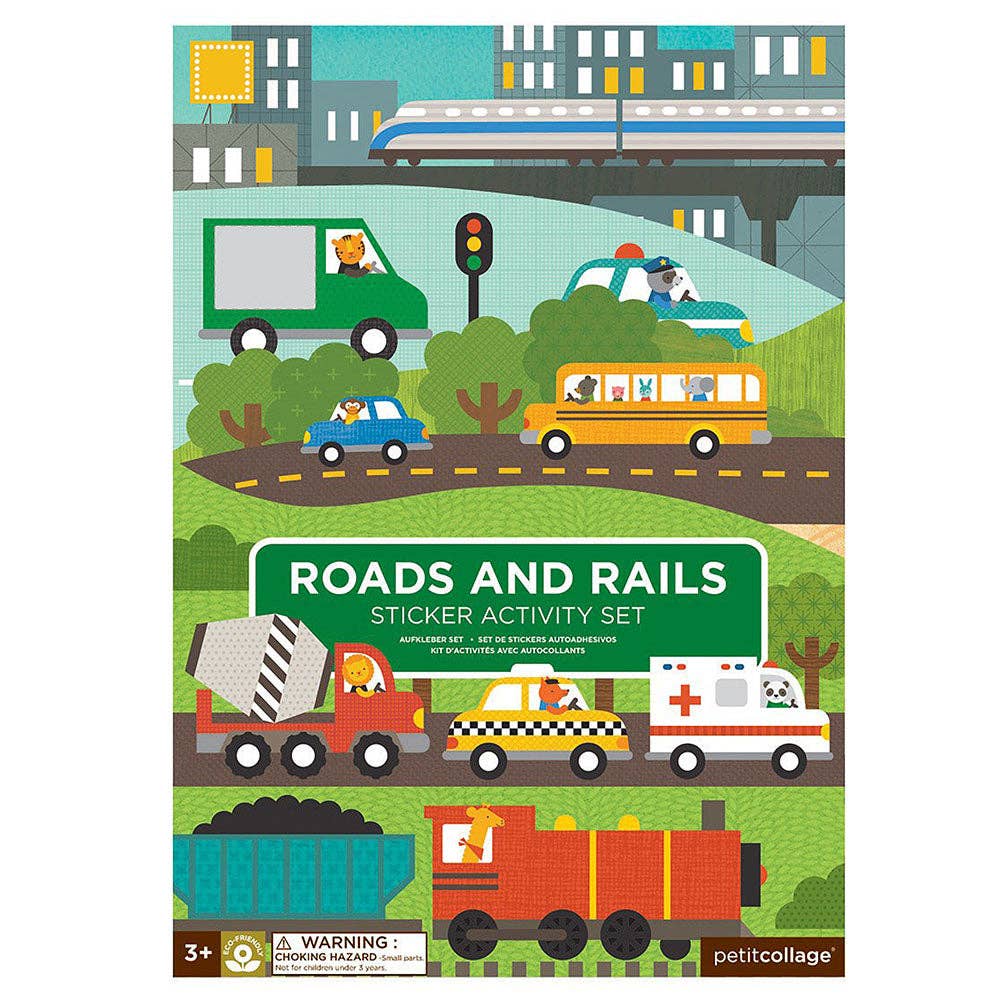 Roads & Rails Sticker Activity Set