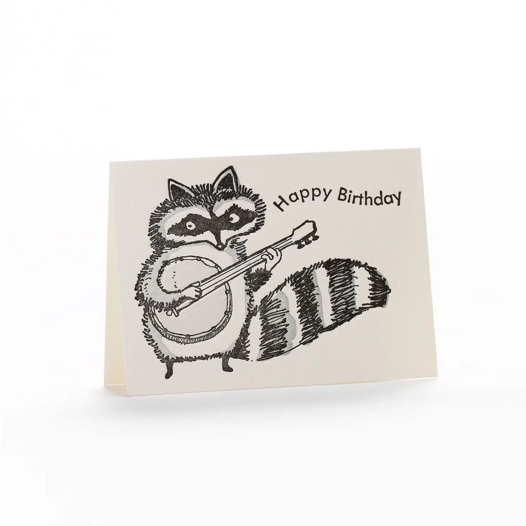 Raccoon Mini Birthday Card